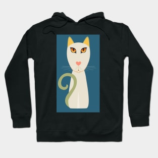 CAT WITH QUESTION MARK TAIL #3 Hoodie